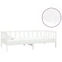 Sofa bed with white solid pine wood mattress 90x200 cm by vidaXL, Beds and slatted bases - Ref: Foro24-3083605, Price: 214,98...