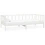 Sofa bed with white solid pine wood mattress 90x200 cm by vidaXL, Beds and slatted bases - Ref: Foro24-3083605, Price: 214,98...