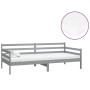 Sofá cama con colchón madera de pino maciza gris 90x200 cm de vidaXL, Camas y somieres - Ref: Foro24-3083591, Precio: 305,20 ...