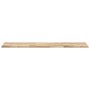 Estantes flotantes 3 uds madera acacia sin tratar 120x40x2 cm
