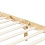 Himmelbettgestell aus massivem Kiefernholz, 90 x 200 cm von vidaXL, Betten und Lattenroste - Ref: Foro24-283250, Preis: 158,1...