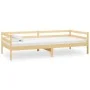 Sofa bed with solid pine wood mattress 90x200 cm by vidaXL, Beds and slatted bases - Ref: Foro24-3083564, Price: 270,52 €, Di...