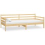 Sofa bed with solid pine wood mattress 90x200 cm by vidaXL, Beds and slatted bases - Ref: Foro24-3083594, Price: 258,93 €, Di...
