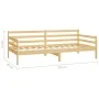 Sofa bed with solid pine wood mattress 90x200 cm by vidaXL, Beds and slatted bases - Ref: Foro24-3083594, Price: 249,70 €, Di...