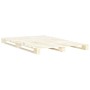 Solid pine wood pallet bed frame 200x200 cm by vidaXL, Beds and slatted bases - Ref: Foro24-285240, Price: 147,44 €, Discount: %