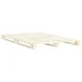 Solid pine wood pallet bed frame 200x200 cm by vidaXL, Beds and slatted bases - Ref: Foro24-285240, Price: 147,22 €, Discount: %