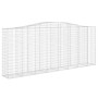 Cesta gaviones forma arco hierro galvanizado 400x50x160/180 cm