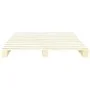 Estructura de cama de palés madera maciza de pino 140x200 cm de vidaXL, Camas y somieres - Ref: Foro24-285237, Precio: 132,81...