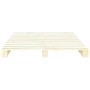 Estructura de cama de palés madera maciza de pino 140x200 cm de vidaXL, Camas y somieres - Ref: Foro24-285237, Precio: 125,55...