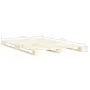 Estructura de cama de palés madera maciza de pino 140x200 cm de vidaXL, Camas y somieres - Ref: Foro24-285237, Precio: 132,81...