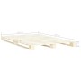 Estructura de cama de palés madera maciza de pino 140x200 cm de vidaXL, Camas y somieres - Ref: Foro24-285237, Precio: 125,55...