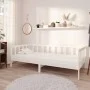 Sofa bed with white solid pine wood mattress 90x200 cm by vidaXL, Beds and slatted bases - Ref: Foro24-3083620, Price: 249,97...