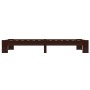 Estructura de cama madera maciza pino marrón oscuro 90x200 cm de vidaXL, Camas y somieres - Ref: Foro24-283298, Precio: 100,1...