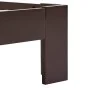 Dunkelbrauner Bettrahmen aus massivem Kiefernholz, 90 x 200 cm von vidaXL, Betten und Lattenroste - Ref: Foro24-283298, Preis...