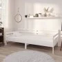 Sofa bed with white solid pine wood mattress 90x200 cm by vidaXL, Beds and slatted bases - Ref: Foro24-3083580, Price: 226,06...