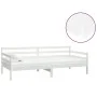 Sofa bed with white solid pine wood mattress 90x200 cm by vidaXL, Beds and slatted bases - Ref: Foro24-3083580, Price: 226,06...