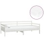 Sofá cama con colchón madera de pino maciza blanco 90x200 cm de vidaXL, Camas y somieres - Ref: Foro24-3083580, Precio: 240,9...