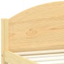 Solid pine wood bed frame 140x200 cm by vidaXL, Beds and slatted bases - Ref: Foro24-322029, Price: 123,70 €, Discount: %