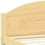 Solid pine wood bed frame 140x200 cm by vidaXL, Beds and slatted bases - Ref: Foro24-322029, Price: 122,31 €, Discount: %