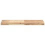 Estante flotante madera maciza de acacia sin tratar 80x30x4 cm