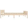 Solid pine wood bed frame 180x200 cm by vidaXL, Beds and slatted bases - Ref: Foro24-322101, Price: 132,19 €, Discount: %