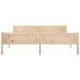 Solid pine wood bed frame 180x200 cm by vidaXL, Beds and slatted bases - Ref: Foro24-322101, Price: 132,19 €, Discount: %