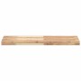 Estantes flotantes 4 uds madera acacia sin tratar 100x30x4 cm