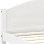 Solid white pine wood bed frame 140x200 cm by vidaXL, Beds and slatted bases - Ref: Foro24-322034, Price: 141,49 €, Discount: %