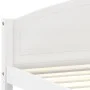 Solid white pine wood bed frame 140x200 cm by vidaXL, Beds and slatted bases - Ref: Foro24-322034, Price: 139,74 €, Discount: %