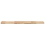 Estantes flotantes 2 uds madera acacia sin tratar 140x30x4 cm