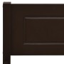 Estructura de cama madera maciza pino marrón oscuro 120x200 cm de vidaXL, Camas y somieres - Ref: Foro24-322119, Precio: 109,...