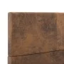 Braunes Bettgestell aus Kunstleder, 100 x 200 cm von vidaXL, Betten und Lattenroste - Ref: Foro24-284781, Preis: 128,45 €, Ra...