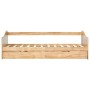Removable pine wood sofa bed structure 90x200 cm by vidaXL, Beds and slatted bases - Ref: Foro24-283150, Price: 203,35 €, Dis...