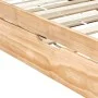 Removable pine wood sofa bed structure 90x200 cm by vidaXL, Beds and slatted bases - Ref: Foro24-283150, Price: 201,14 €, Dis...
