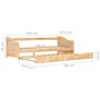 Abnehmbares Schlafsofa aus Kiefernholz, 90 x 200 cm von vidaXL, Betten und Lattenroste - Ref: Foro24-283150, Preis: 203,35 €,...