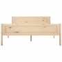 Solid pine wood bed frame 160x200 cm by vidaXL, Beds and slatted bases - Ref: Foro24-322100, Price: 143,18 €, Discount: %