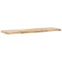 Estante flotante madera maciza de acacia sin tratar 140x40x4 cm