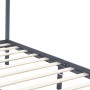 Himmelbettgestell aus massivem, grauem Kiefernholz, 90 x 200 cm von vidaXL, Betten und Lattenroste - Ref: Foro24-283274, Prei...