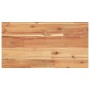 Estante flotante madera acacia maciza acabado aceite 40x20x2 cm