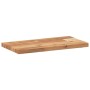 Estantes flotantes 2 uds madera acacia acabado aceite 40x20x2cm