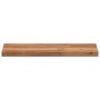 Estante flotante madera acacia maciza acabado aceite 60x20x2 cm