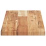 Estantes flotantes 3 uds madera acacia acabado aceite 80x20x2cm