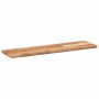 Estante flotante madera acacia maciza acabado aceite 100x20x2cm