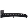 Estructura de cama de cuero sintético negro 140x200 cm de vidaXL, Camas y somieres - Ref: Foro24-285453, Precio: 189,46 €, De...