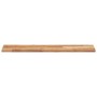 Estante flotante 3 uds madera acacia acabado aceite 100x20x2 cm
