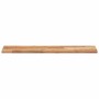 Estante flotante 4 uds madera acacia acabado aceite 100x20x2 cm