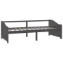 Sofá cama 3 plazas madera maciza pino gris oscuro 90x200 cm de vidaXL, Camas y somieres - Ref: Foro24-322168, Precio: 87,52 €...