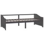 Sofá cama 3 plazas madera maciza pino gris oscuro 90x200 cm de vidaXL, Camas y somieres - Ref: Foro24-322168, Precio: 88,03 €...