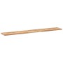 Estante flotante madera acacia maciza acabado aceite 120x20x2cm