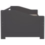 Sofá cama 3 plazas madera maciza pino gris oscuro 90x200 cm de vidaXL, Camas y somieres - Ref: Foro24-322168, Precio: 88,03 €...